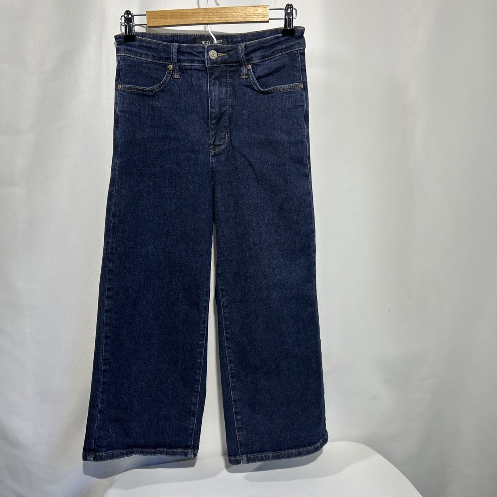 Judy Blue High Waist Wide Leg Cropped Jeans (JB88716) Crop Women's Size 5 / 27